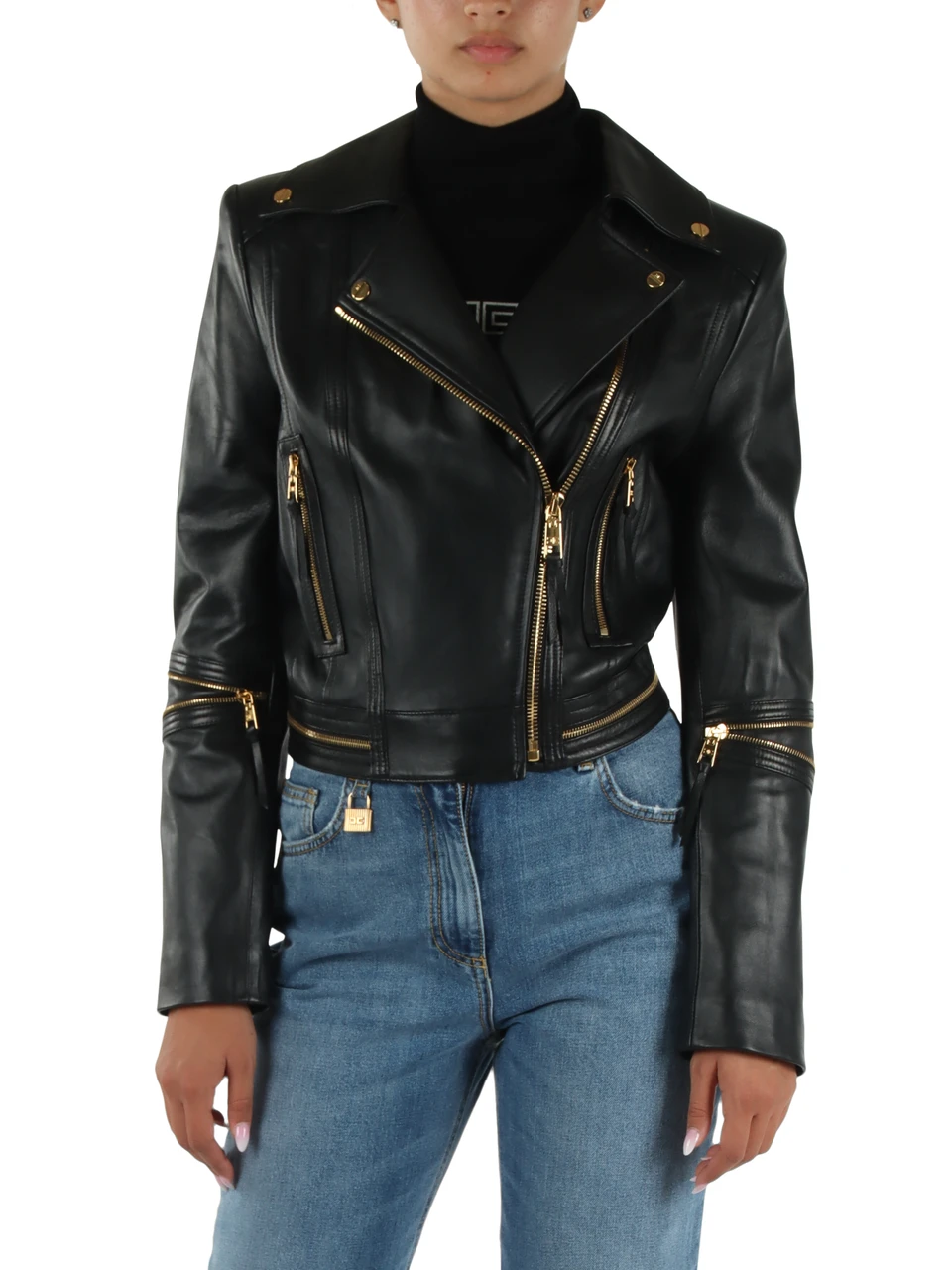 NERO | Giacca biker in pelle