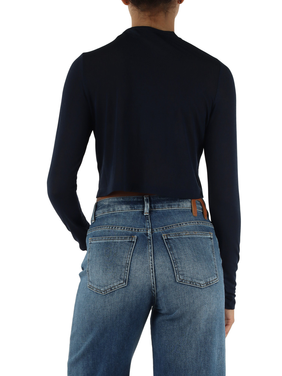 BLU | Cardigan in maglina sottile di misto viscosa e cashemere
