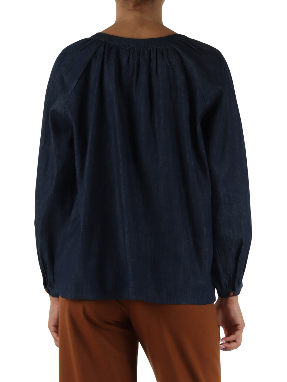BLU SCURO | Blusa in denim
