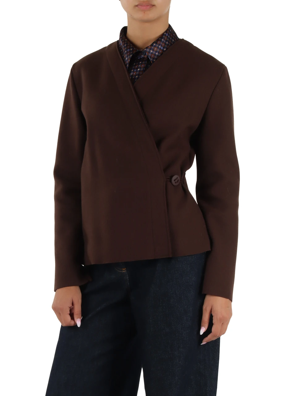 BRAUN | Zweireihige Jacke aus Schurwollmischung