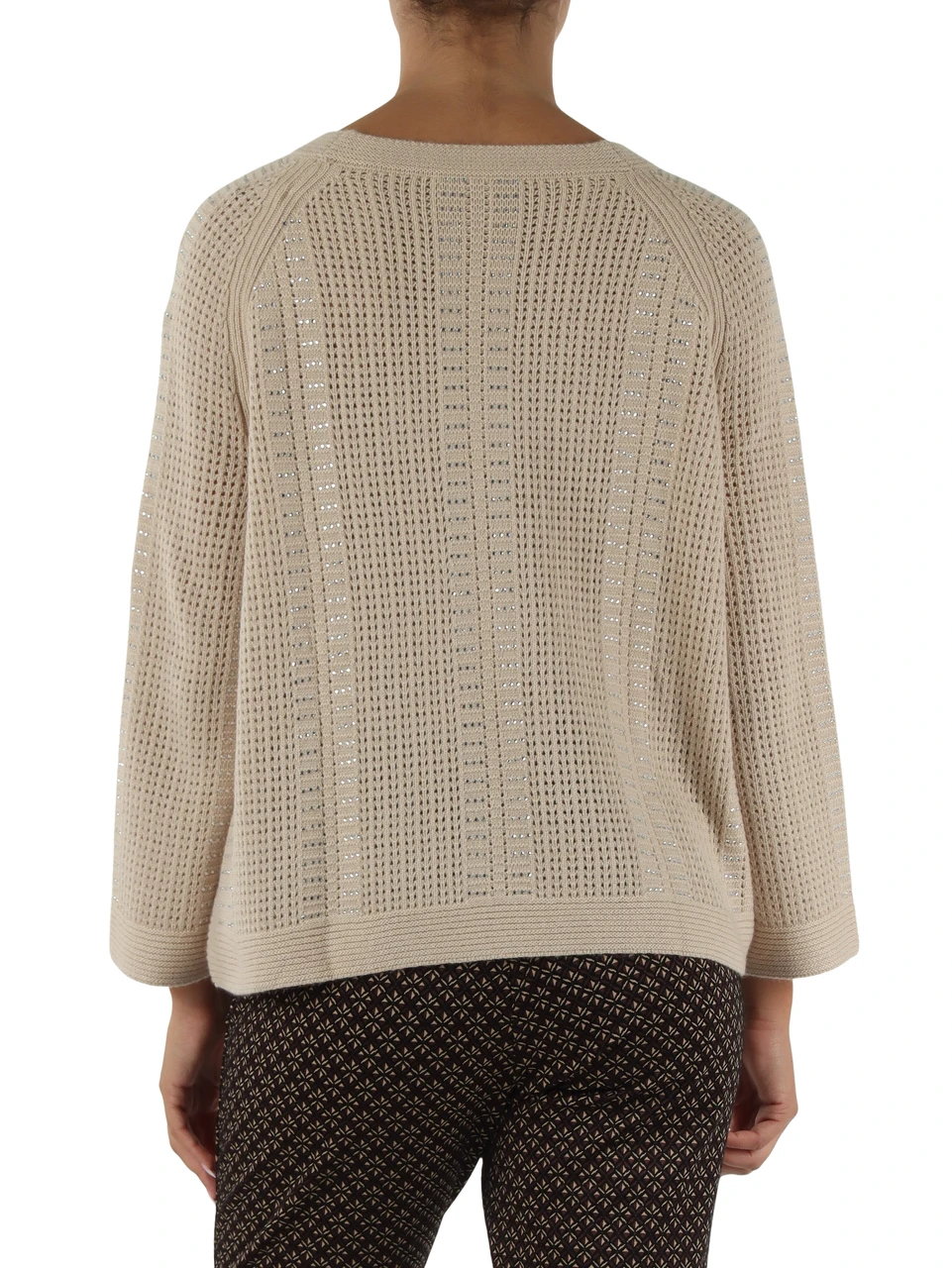 BEIGE | Maglia in misto lana, viscosa e cashmere