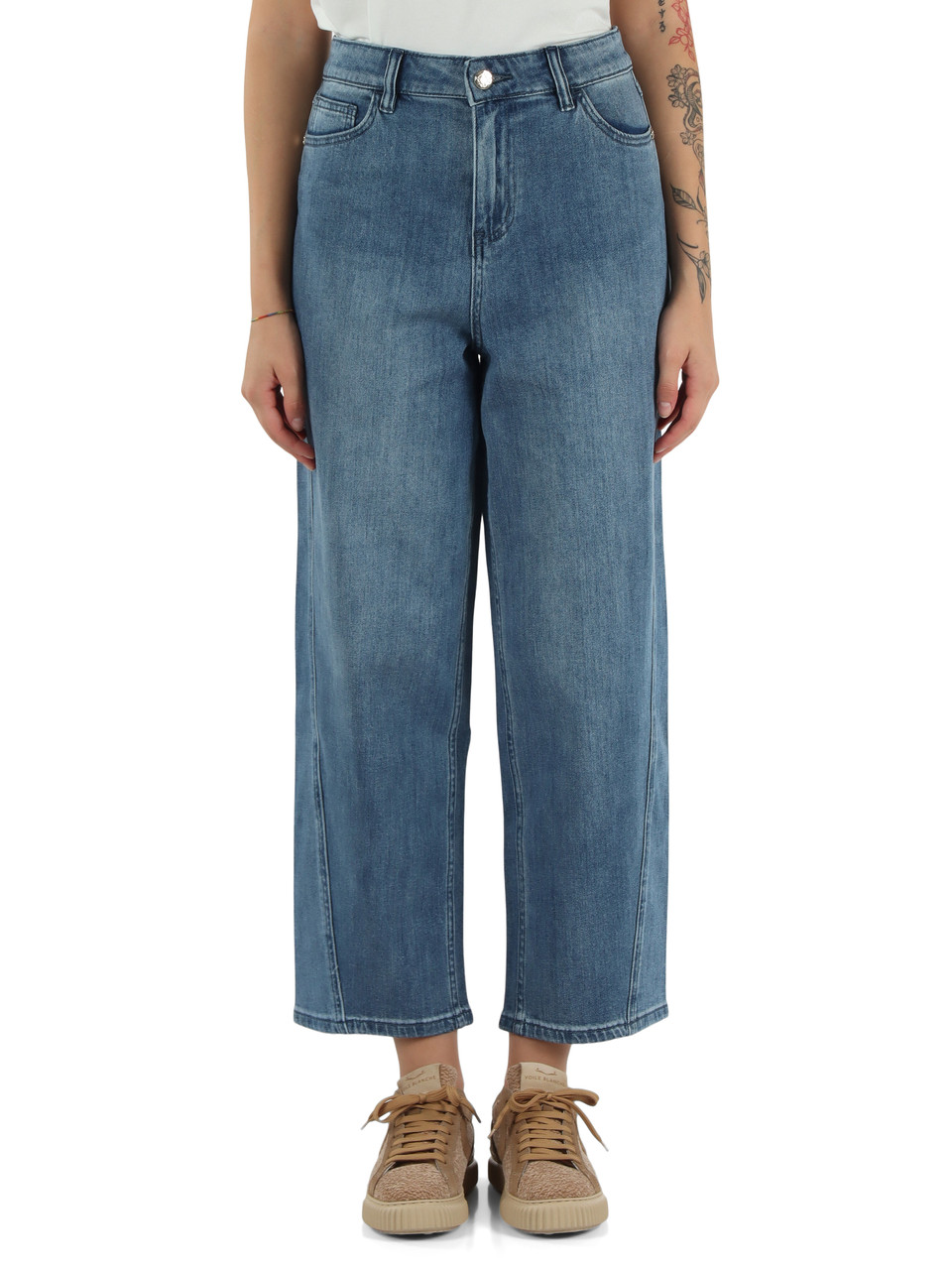 BLU CHIARO | Pantaloni jeans cinque tasche CAROL