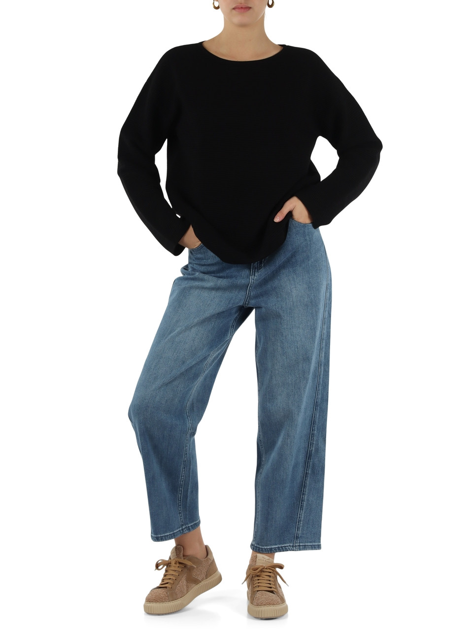 BLU CHIARO | Pantaloni jeans cinque tasche CAROL