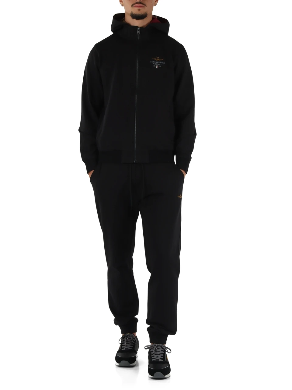 NERO | Tuta sportiva in cotone stretch