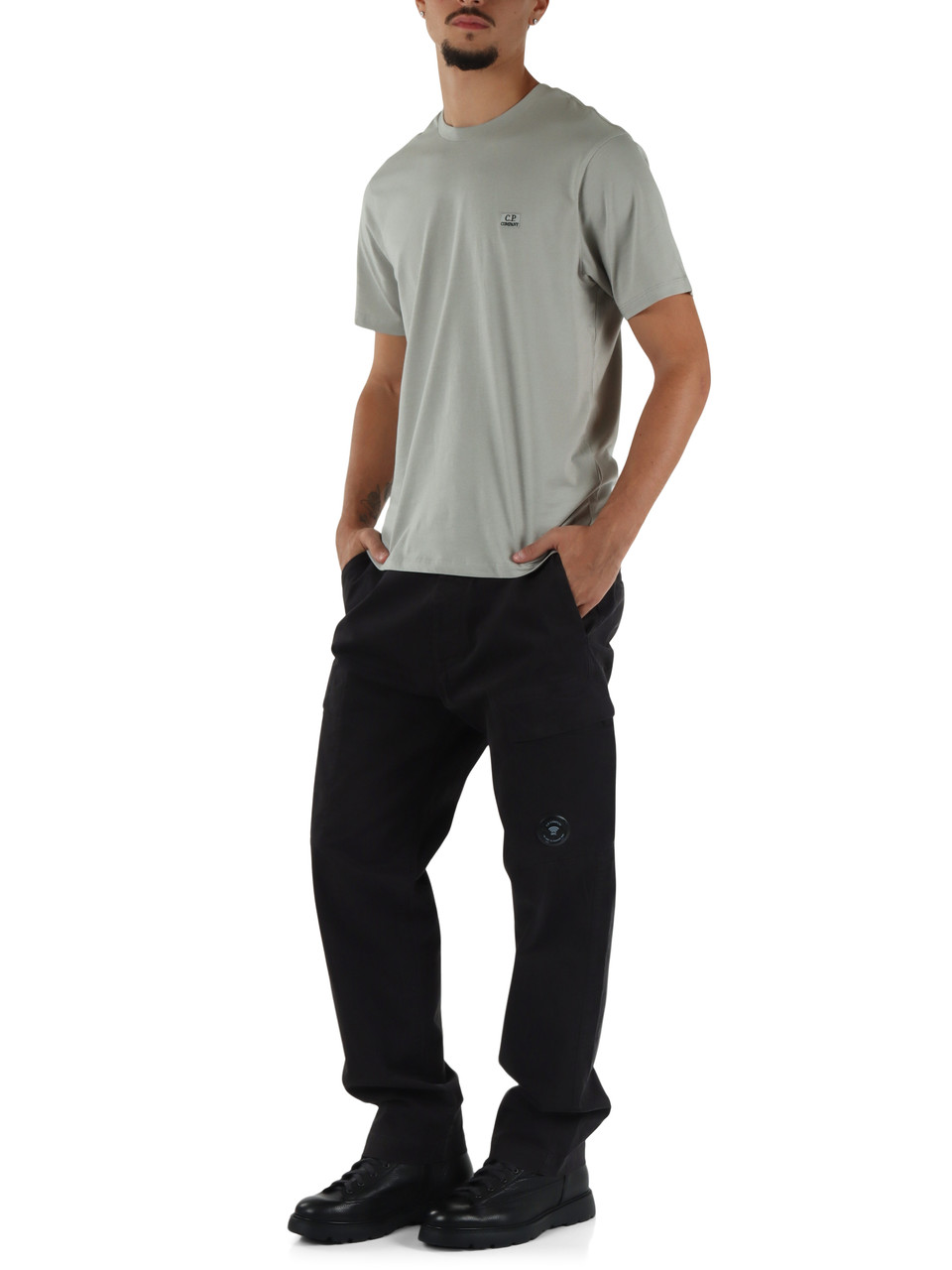 GRIGIO | T-shirt regular fit in cotone 30/1