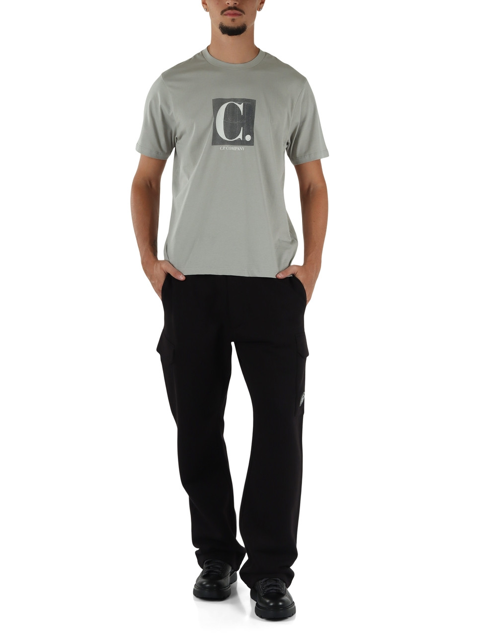 GRIGIO | T-shirt regular fit in cotone 30/1