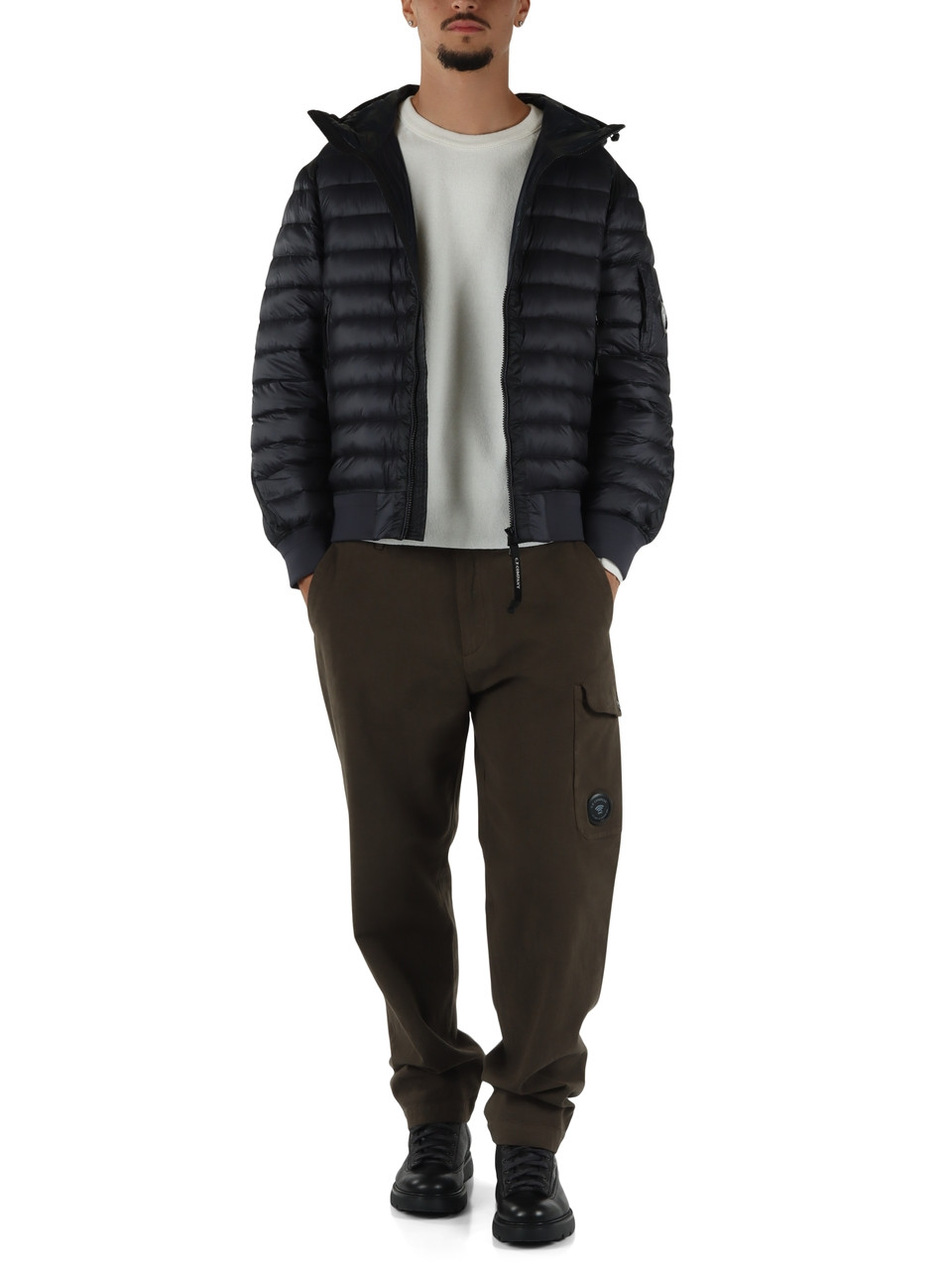 PANNA | Maglia girocollo in misto lana Global Recycled Standard