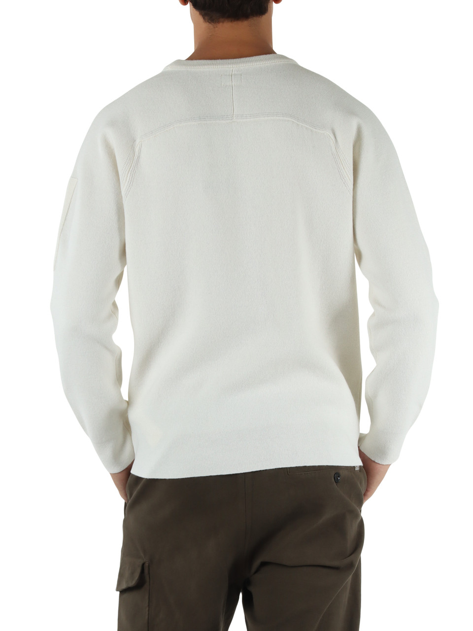 PANNA | Maglia girocollo in misto lana Global Recycled Standard