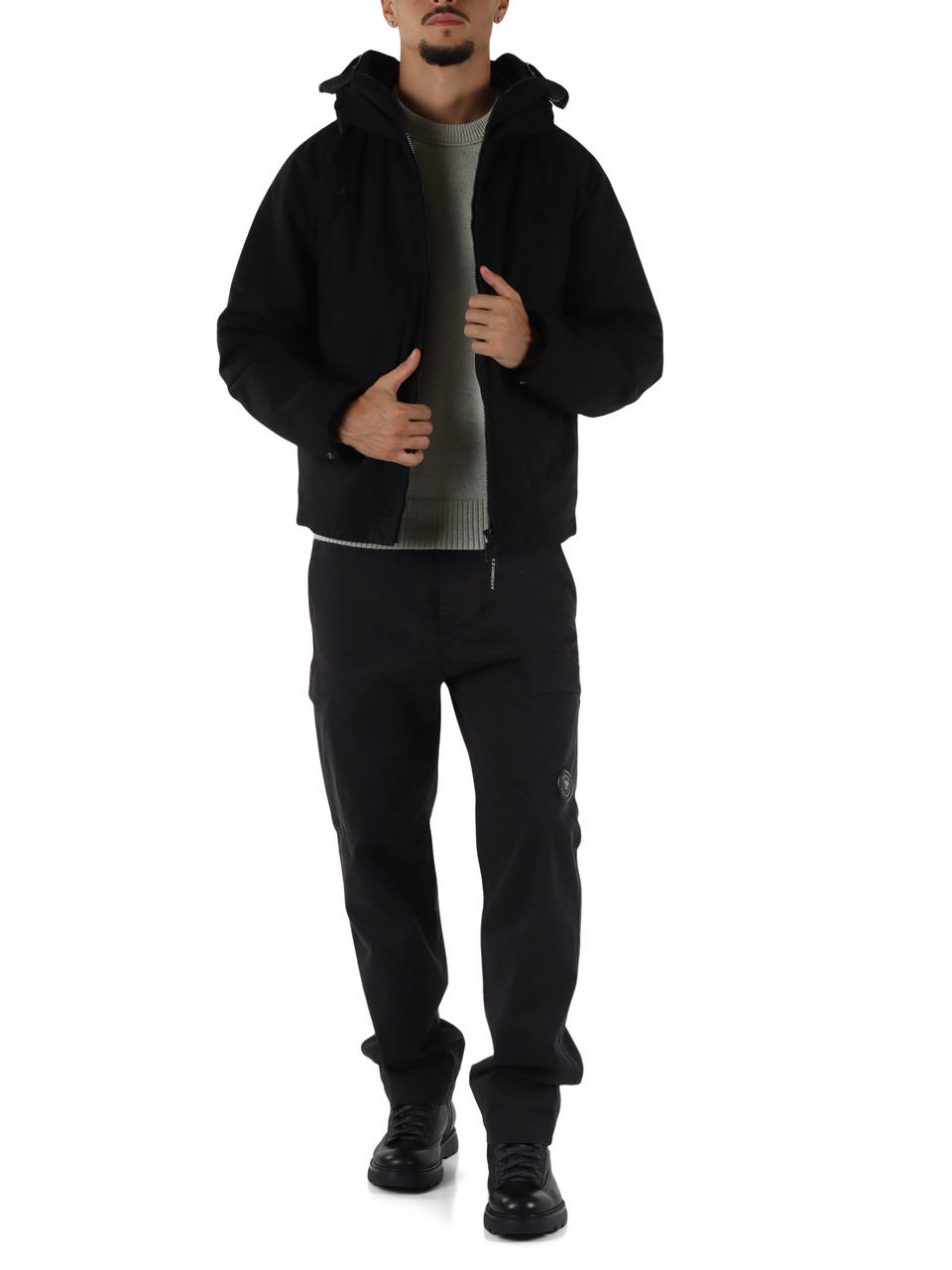 NERO | Giacca Explorer regular fit con imbottitura in piuma