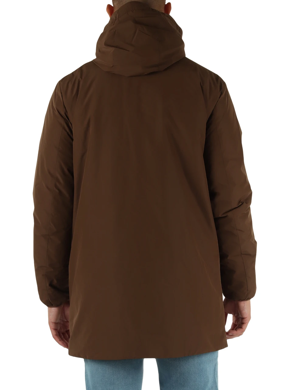 MARRONE CHIARO | Giaccone con cappuccio GUNBU