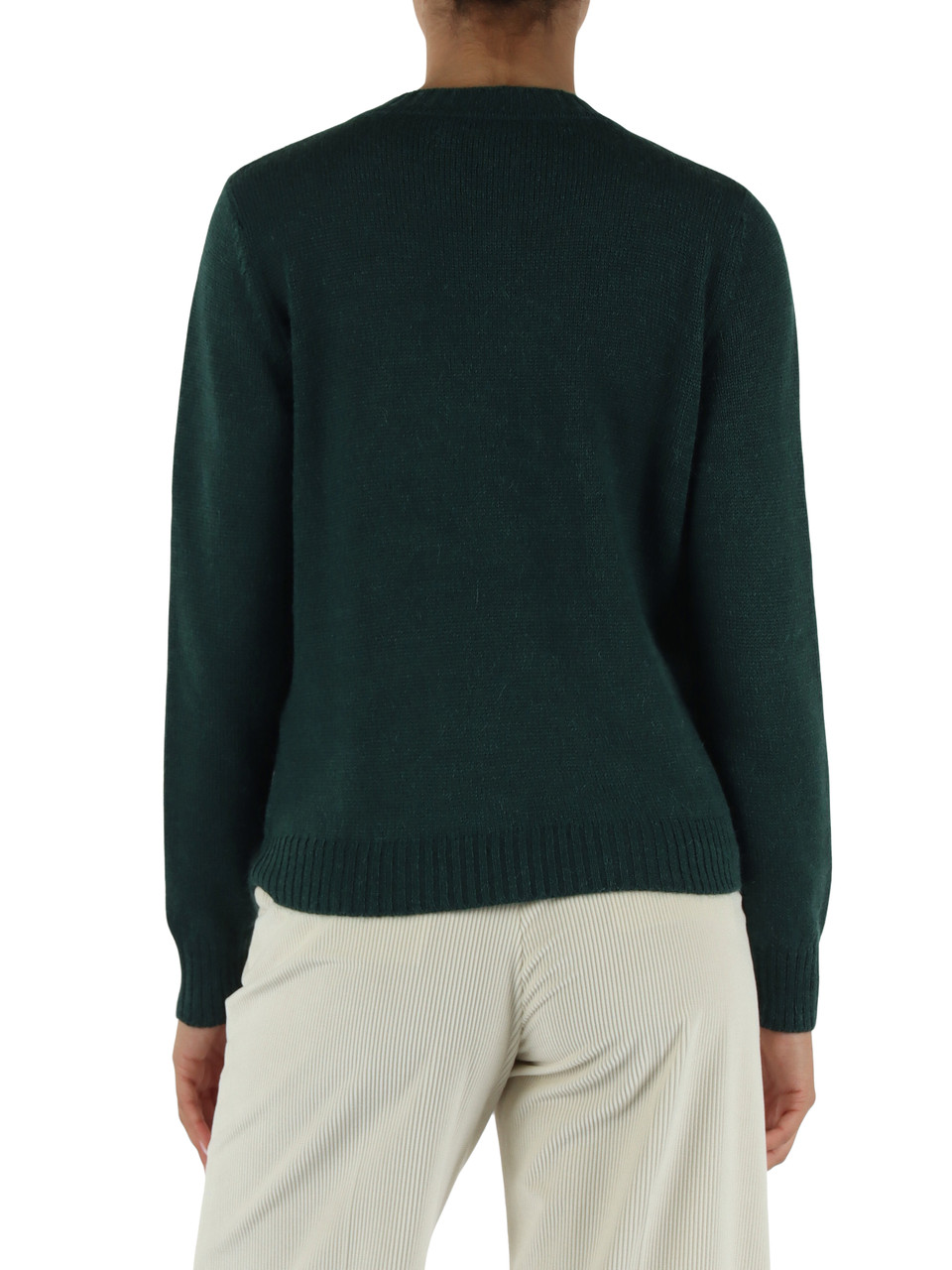 VERDE SCURO | Maglia in misto lana e alpaca NITRA