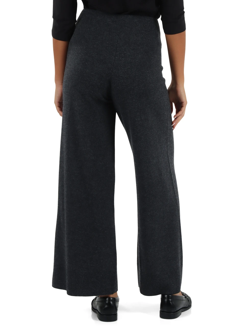 GRIGIO SCURO | Pantalone in lana e cashmere ZINCO