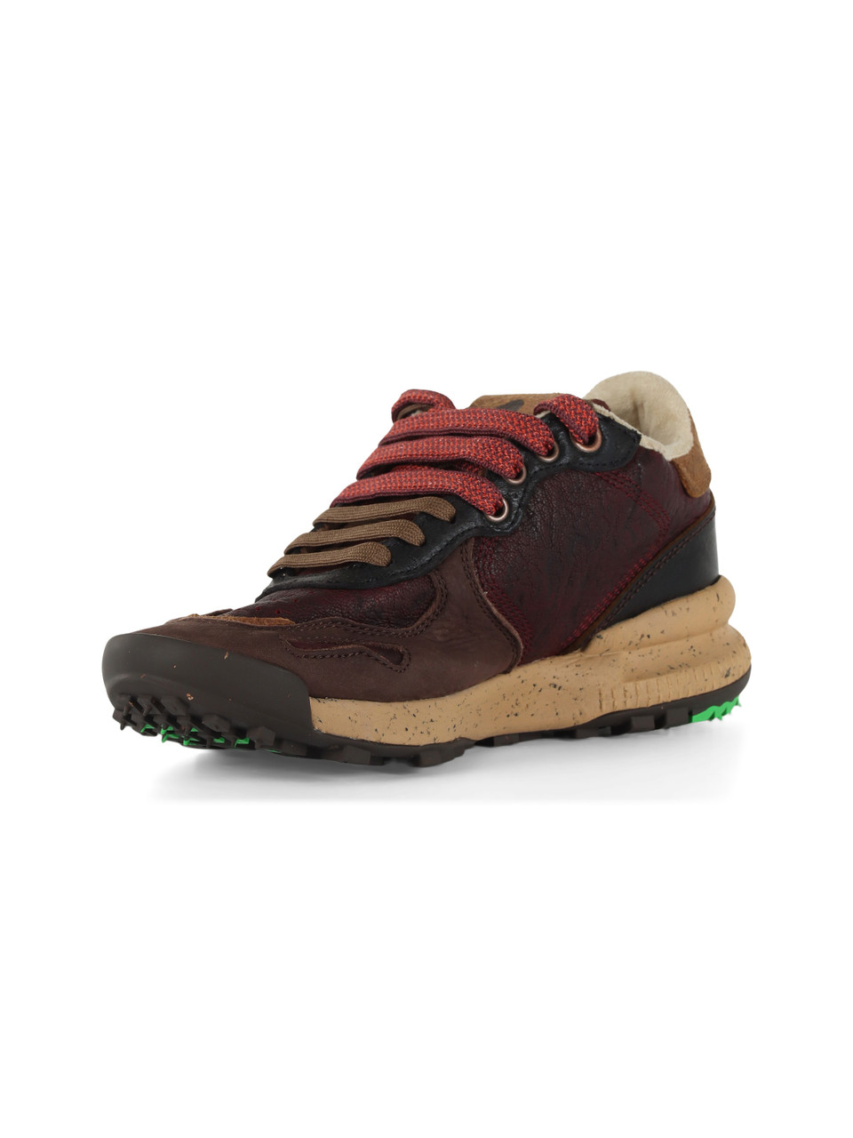 BORDEAUX | Sneakers in pelle CHACRONA PULL UP