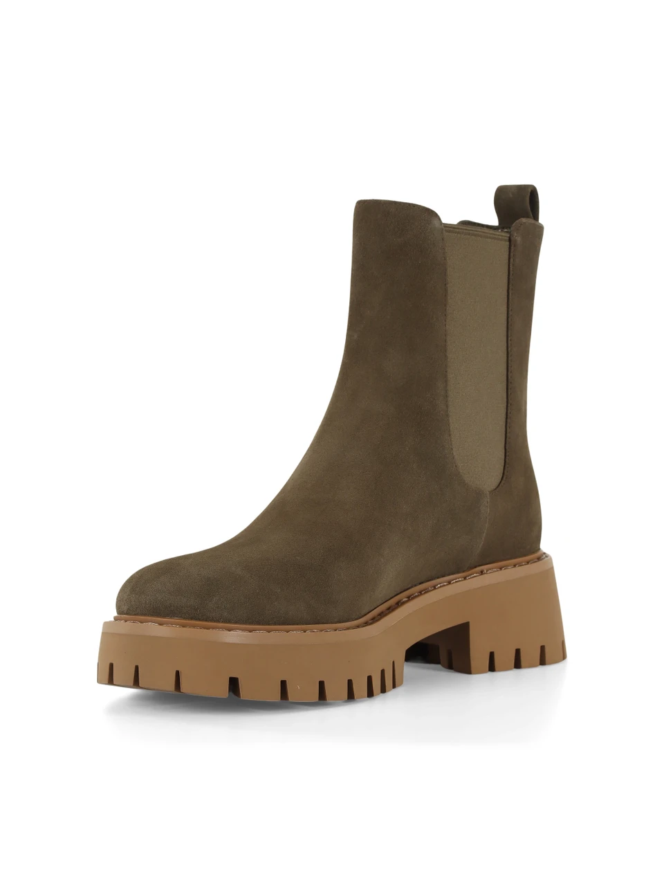 VERDE MILITARE | Stivaletti Chelsea in suede ASHER