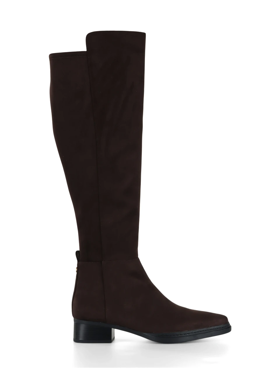 MARRONE | Stivali in tessuto effetto suede LEX