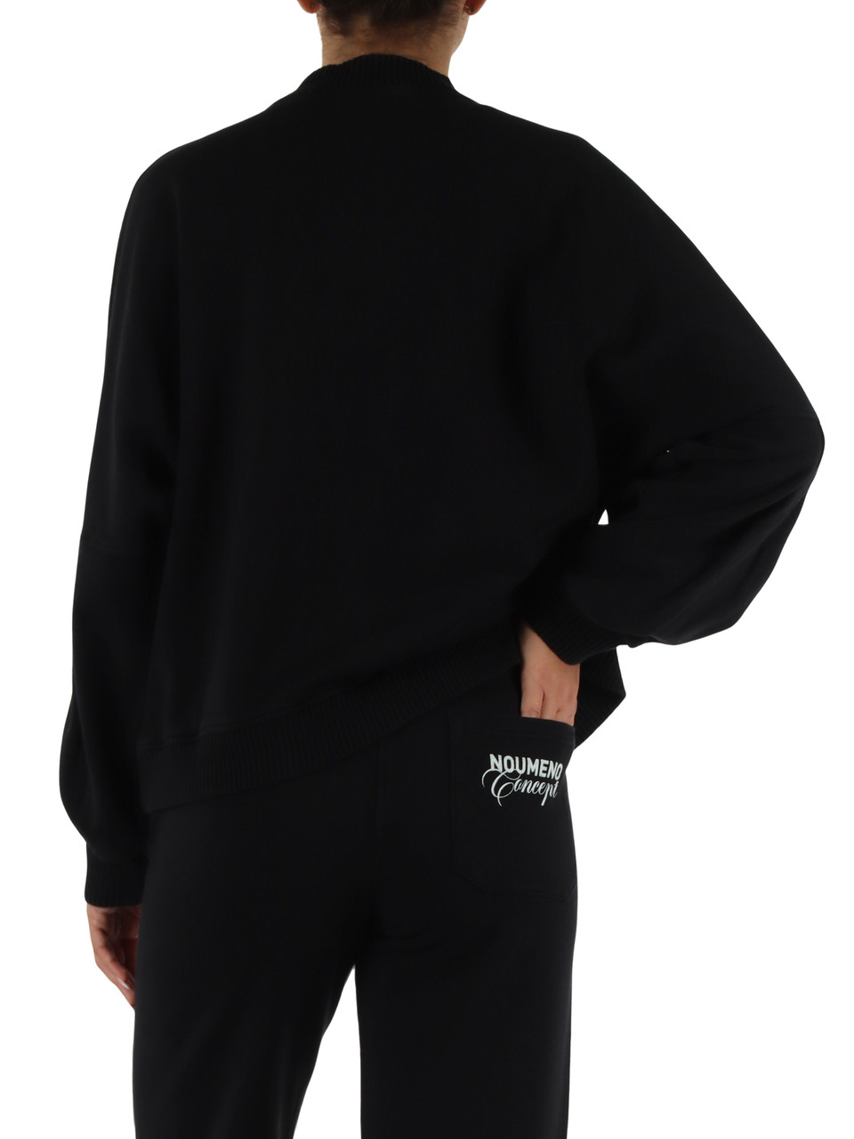NERO | Felpa modello bomber