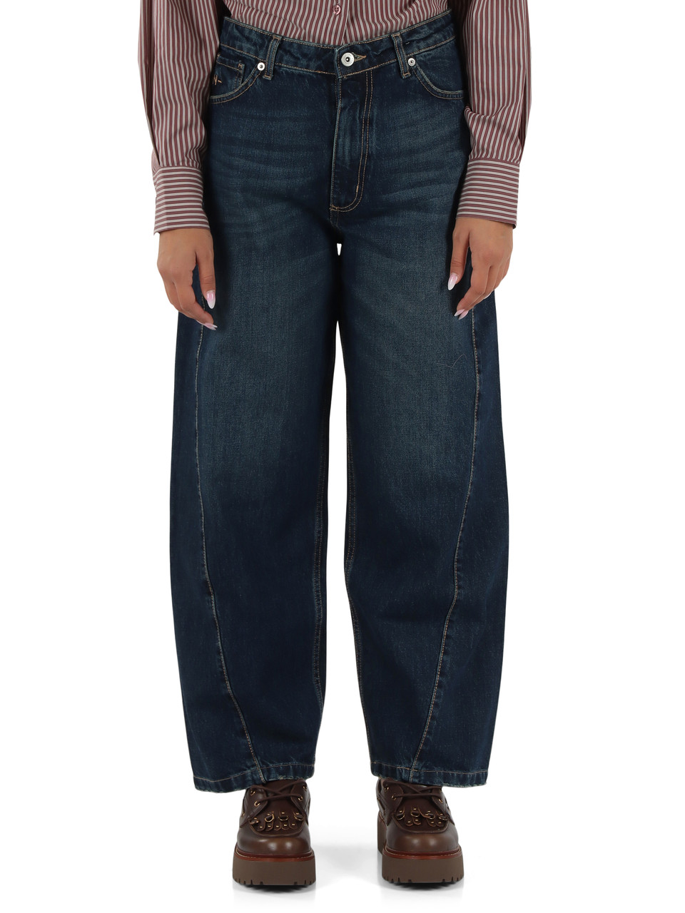 BLU | Pantalone jeans cinque tasche Barrel Fit