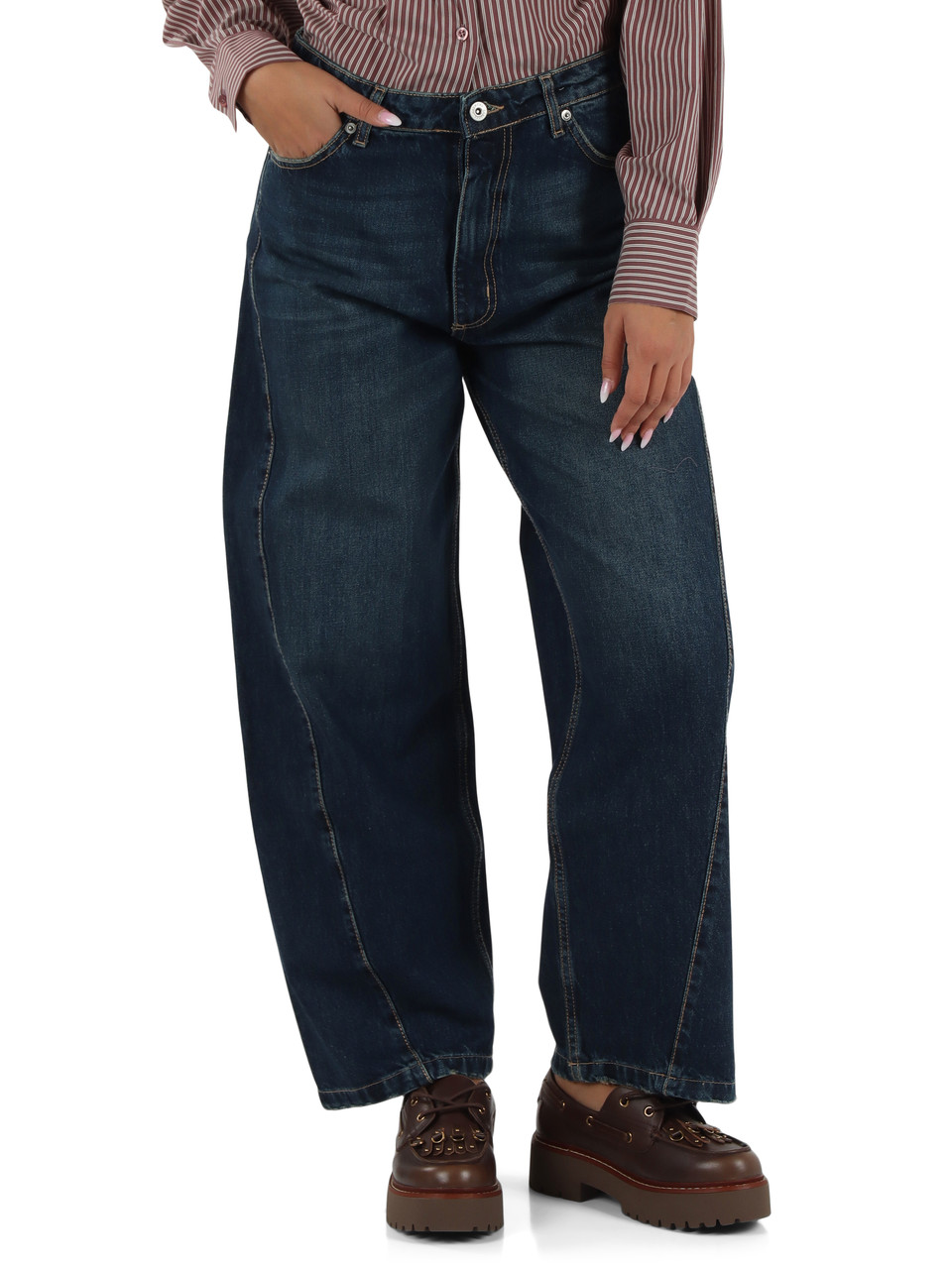 BLU | Pantalone jeans cinque tasche Barrel Fit