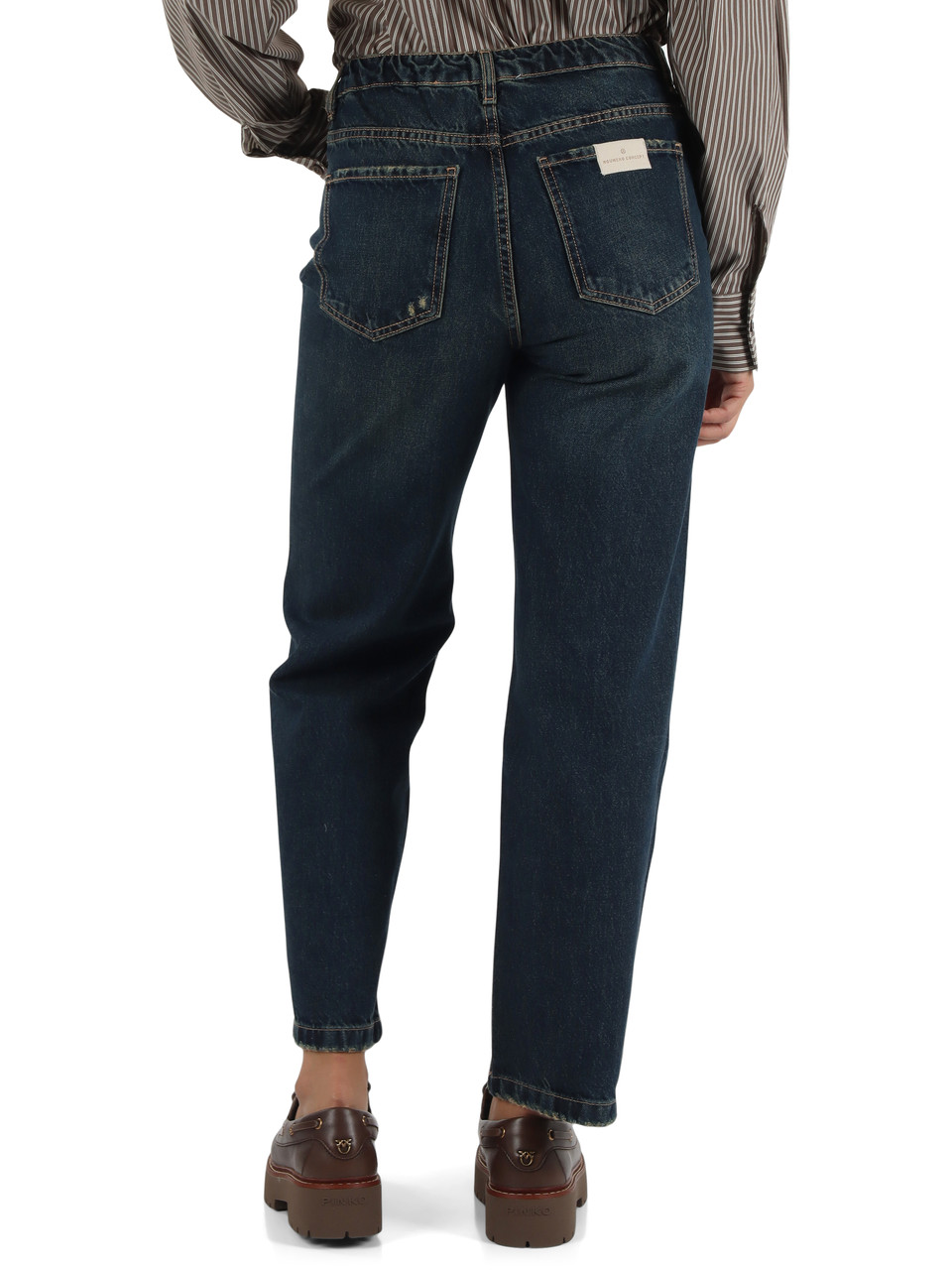 BLU | Pantalone jeans cinque tasche con vita semielasticizzata