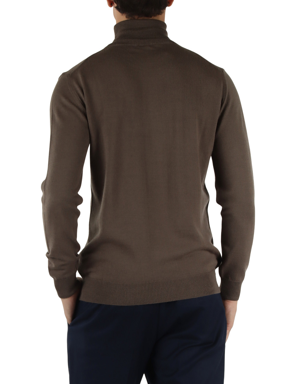 TORTORA | Maglia collo alto FLIRT in misto lana