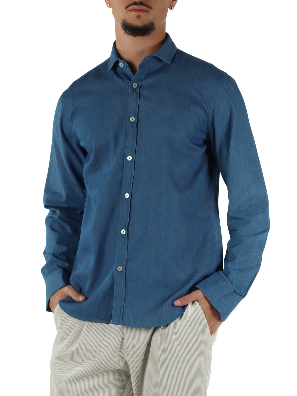 BLU | Camicia in denim leggero