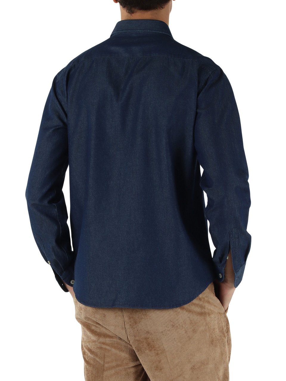 BLU SCURO | Camicia in denim leggero