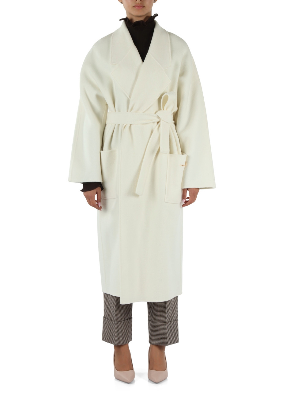 PANNA | Cappotto over in panno double di lana