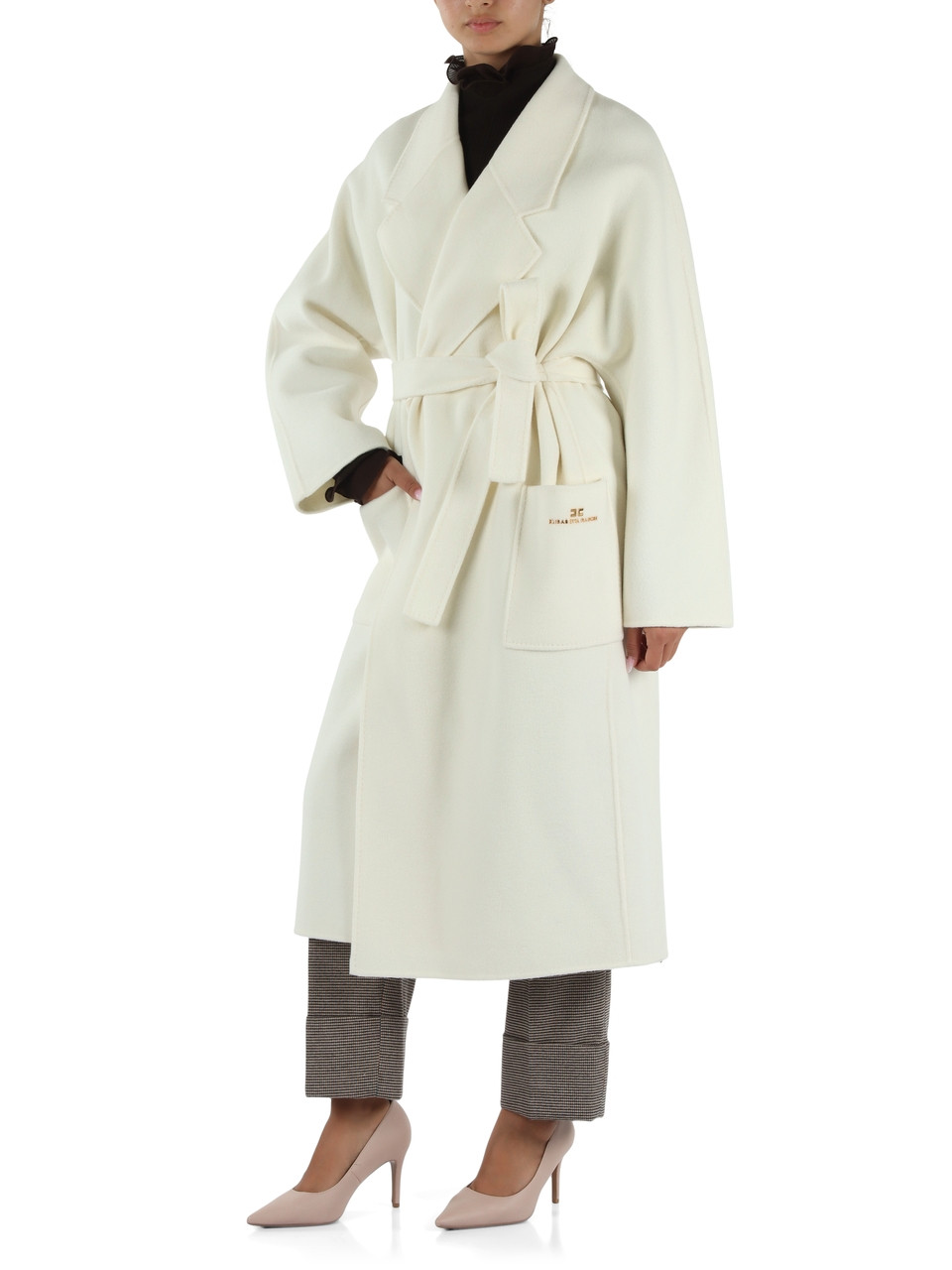 PANNA | Cappotto over in panno double di lana