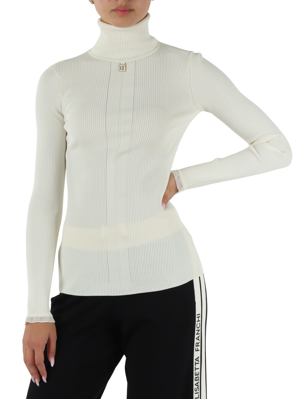 SAHNE | Rippenstrickpullover aus Viskosemischung