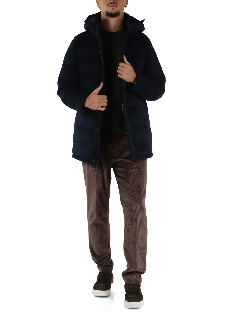 BLU | Giaccone HE2440026 Techno Sartorialist in misto lana