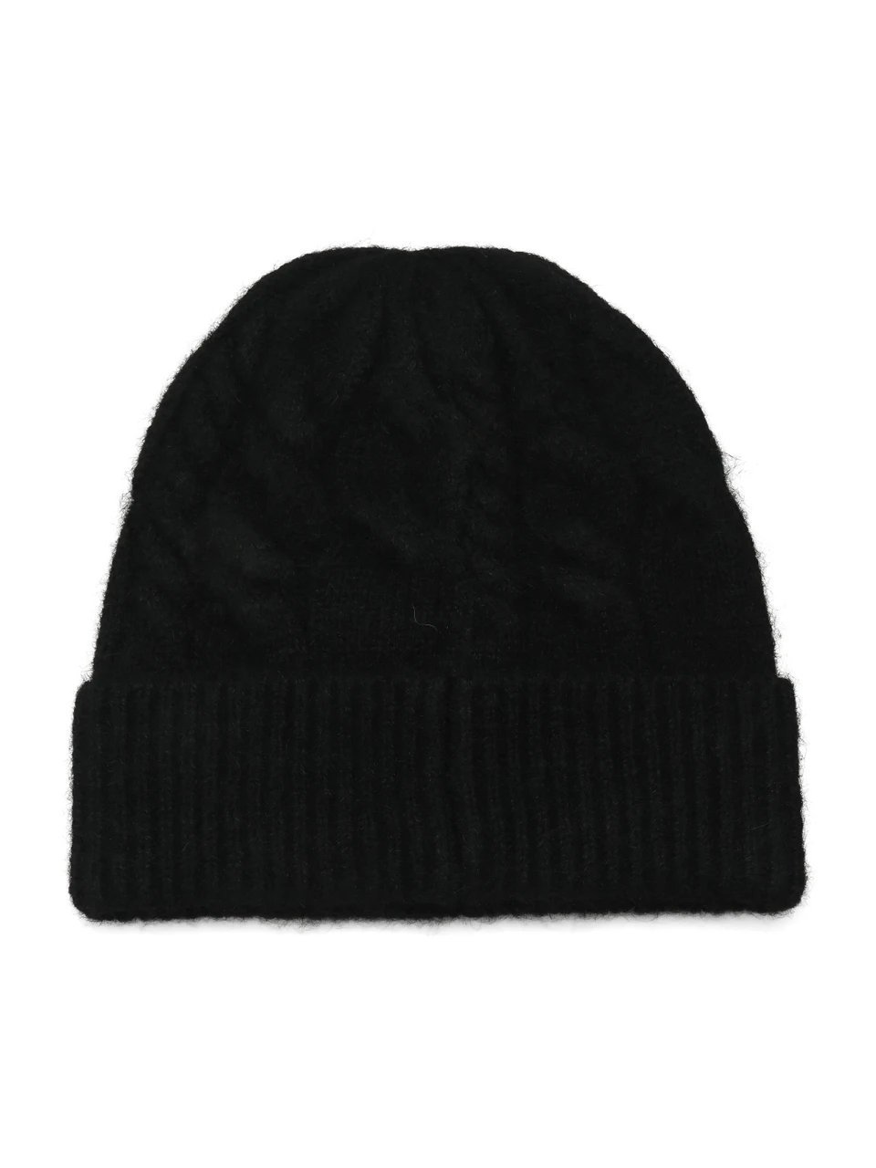 NERO | Cappello a trecce in misto lana