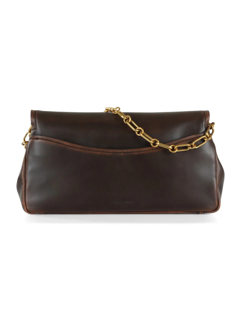 BRAUN | Große Schultertasche aus Leder im Vintage-Look BRYANT