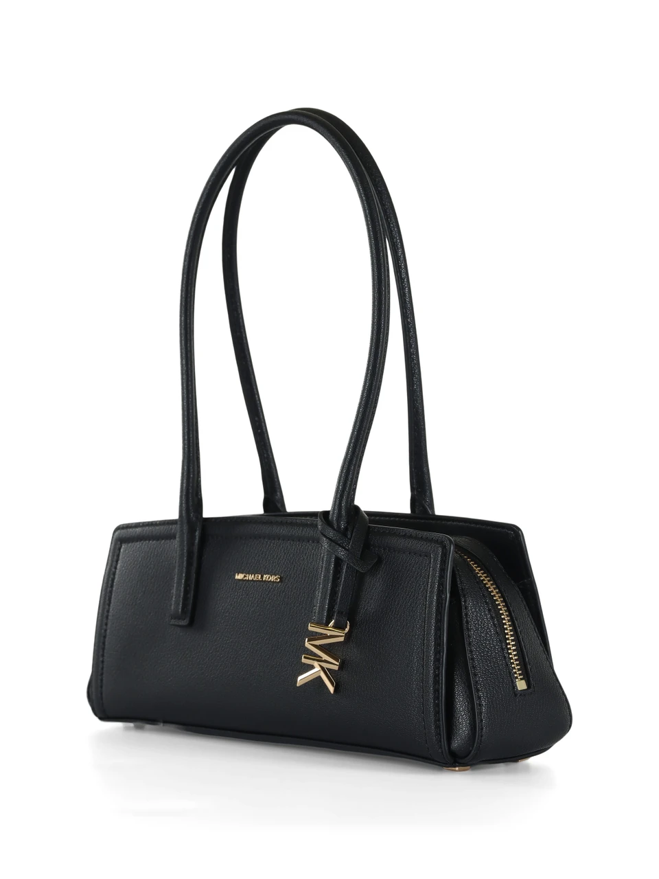 SCHWARZ | LAILA Small Schultertasche aus Leder