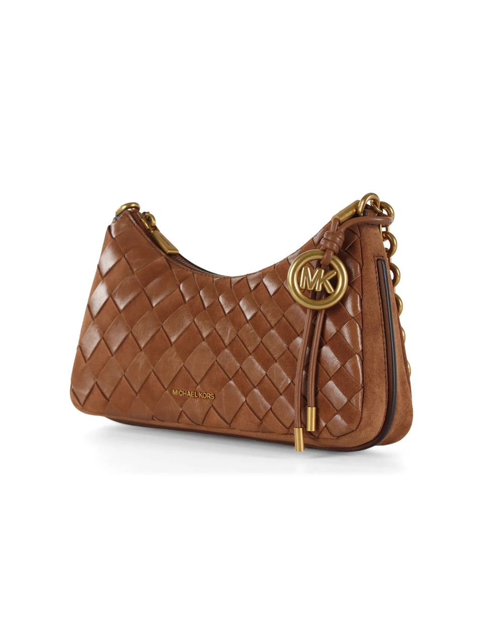 Leder | NOLITA Medium Schultertasche aus geflochtenem Wildleder