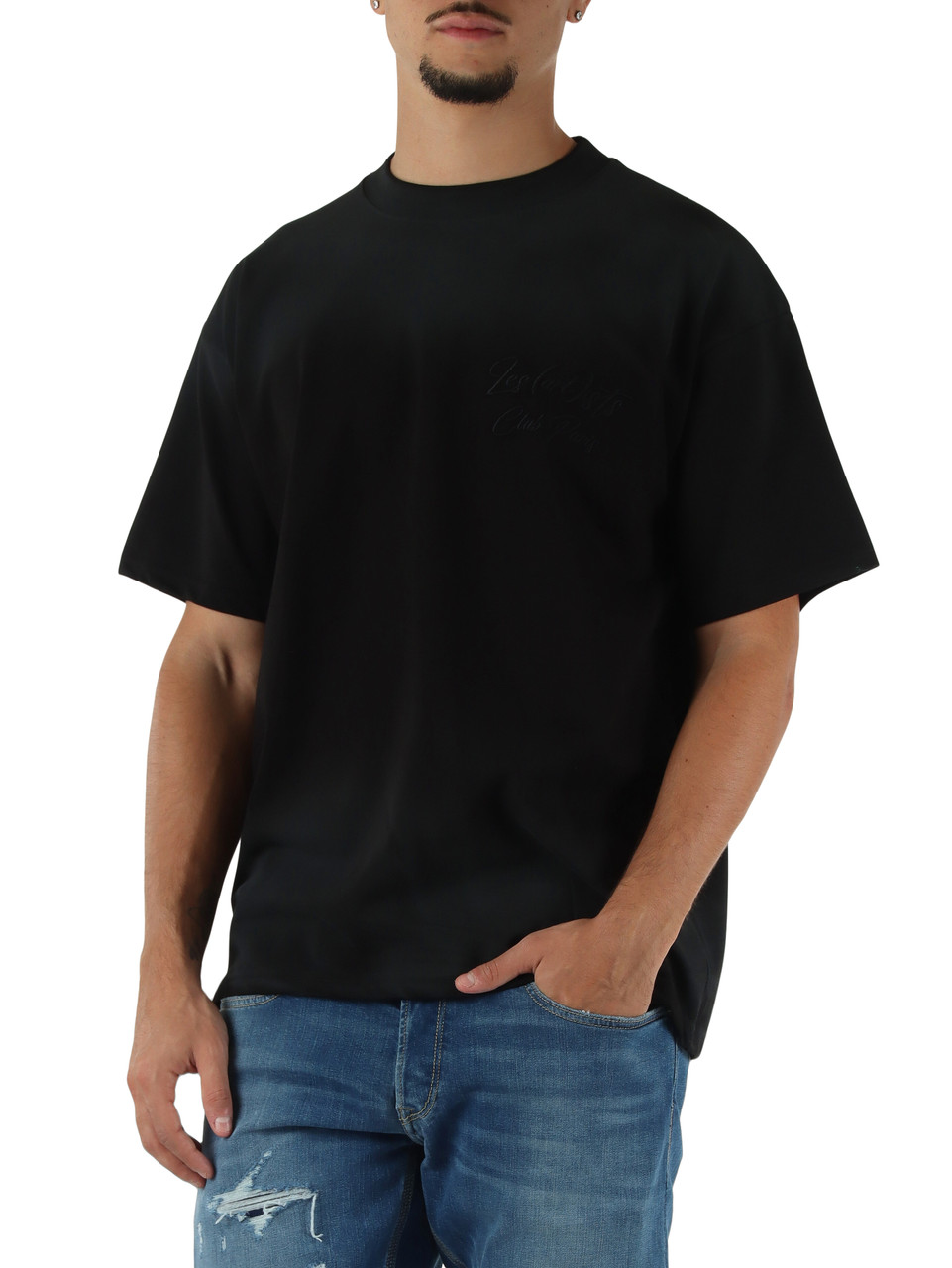 NERO | T-shirt in cotone Box Fit ANGEL