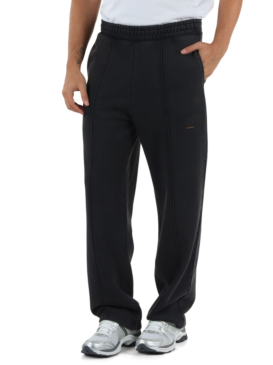 GRIGIO SCURO | Pantaloni sportivi in cotone felpato