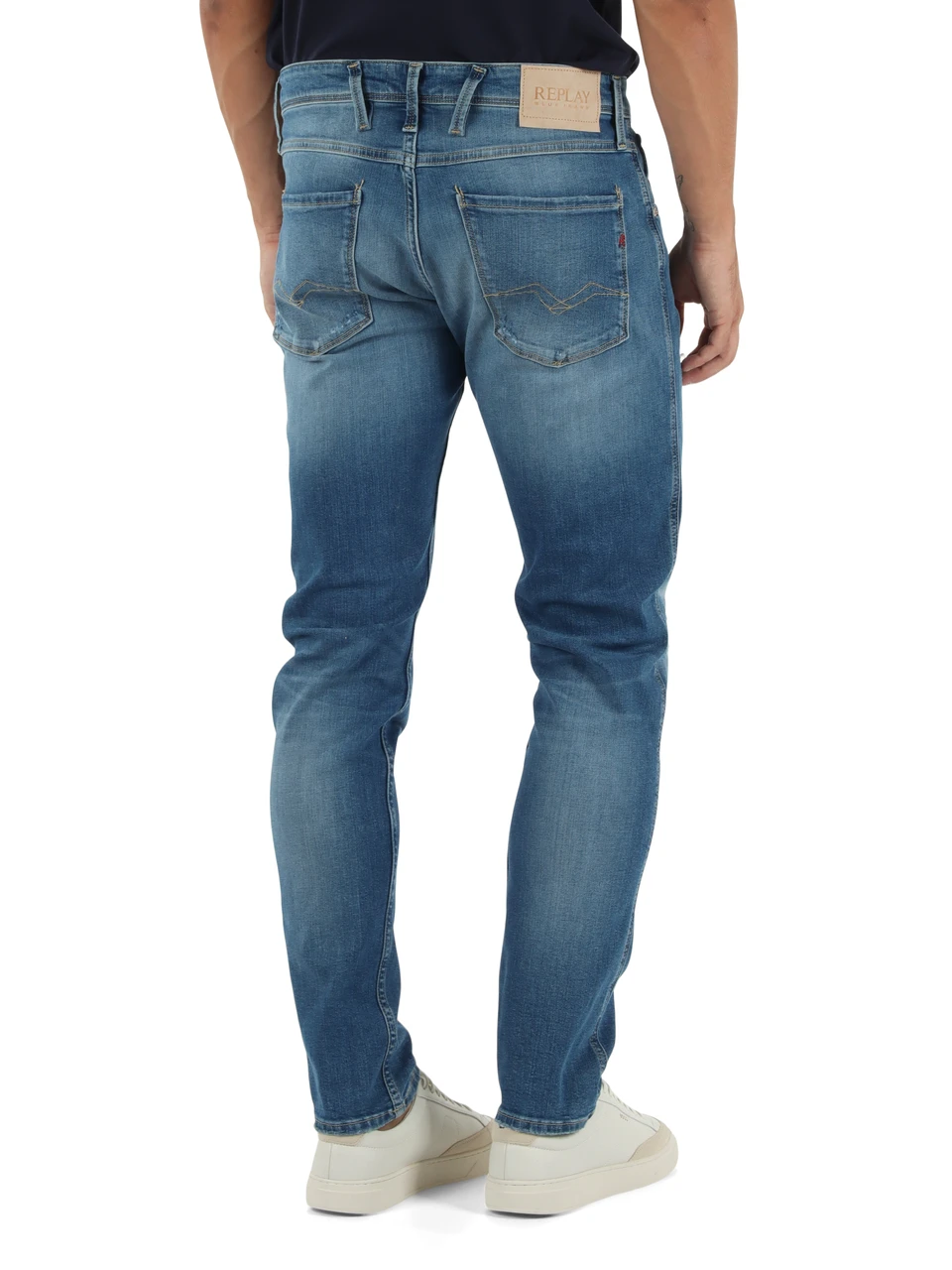 BLU CHIARO | Pantalone jeans cinque tasche ANBASS slim fit