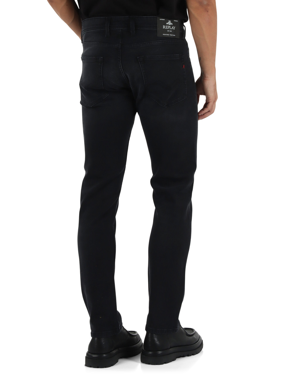 NERO | Pantalone jeans cinque tasche GROVER straight fit