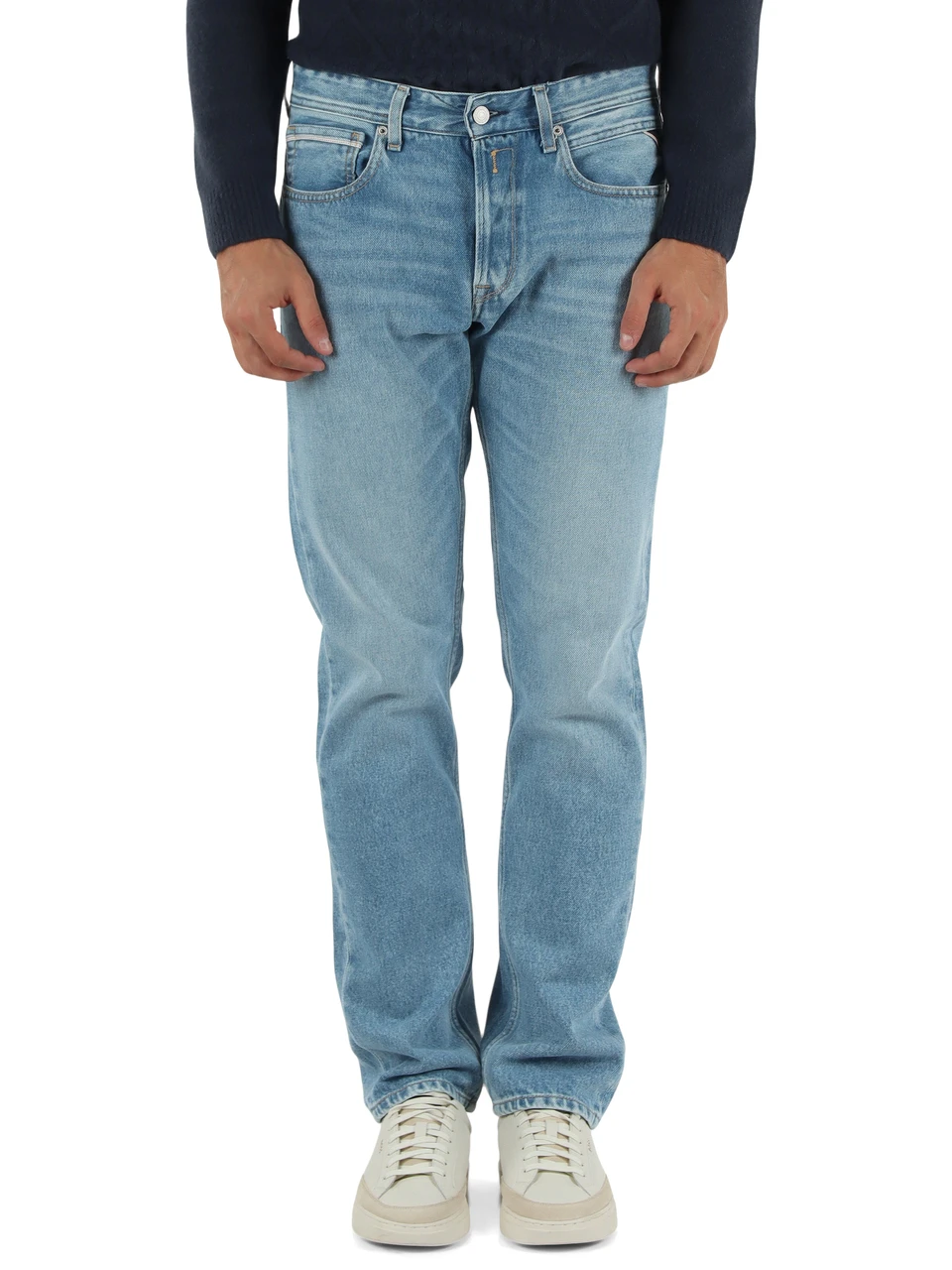 BLU CHIARO | Pantalone jeans cinque tasche GROVER straight fit