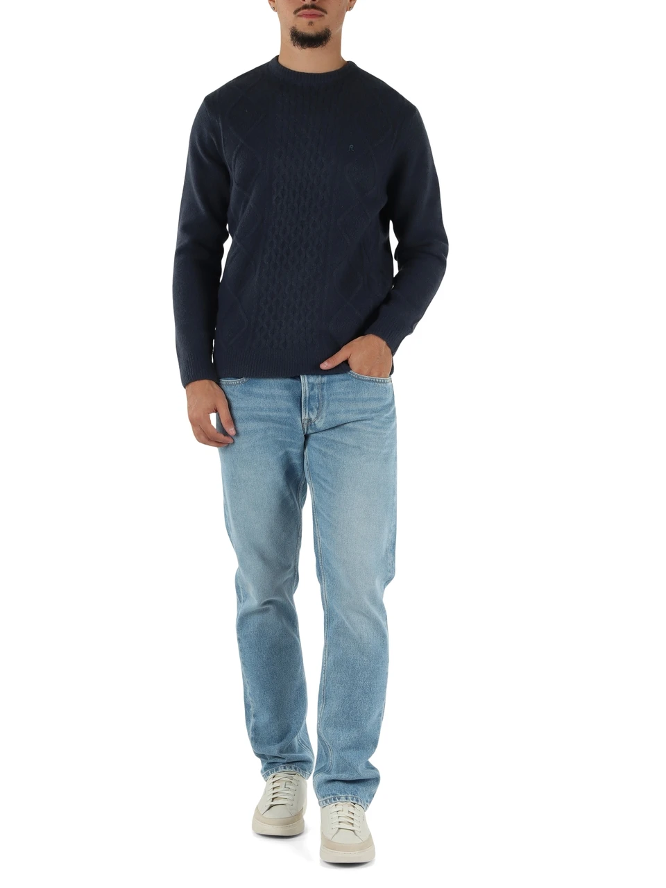 BLU CHIARO | Pantalone jeans cinque tasche GROVER straight fit