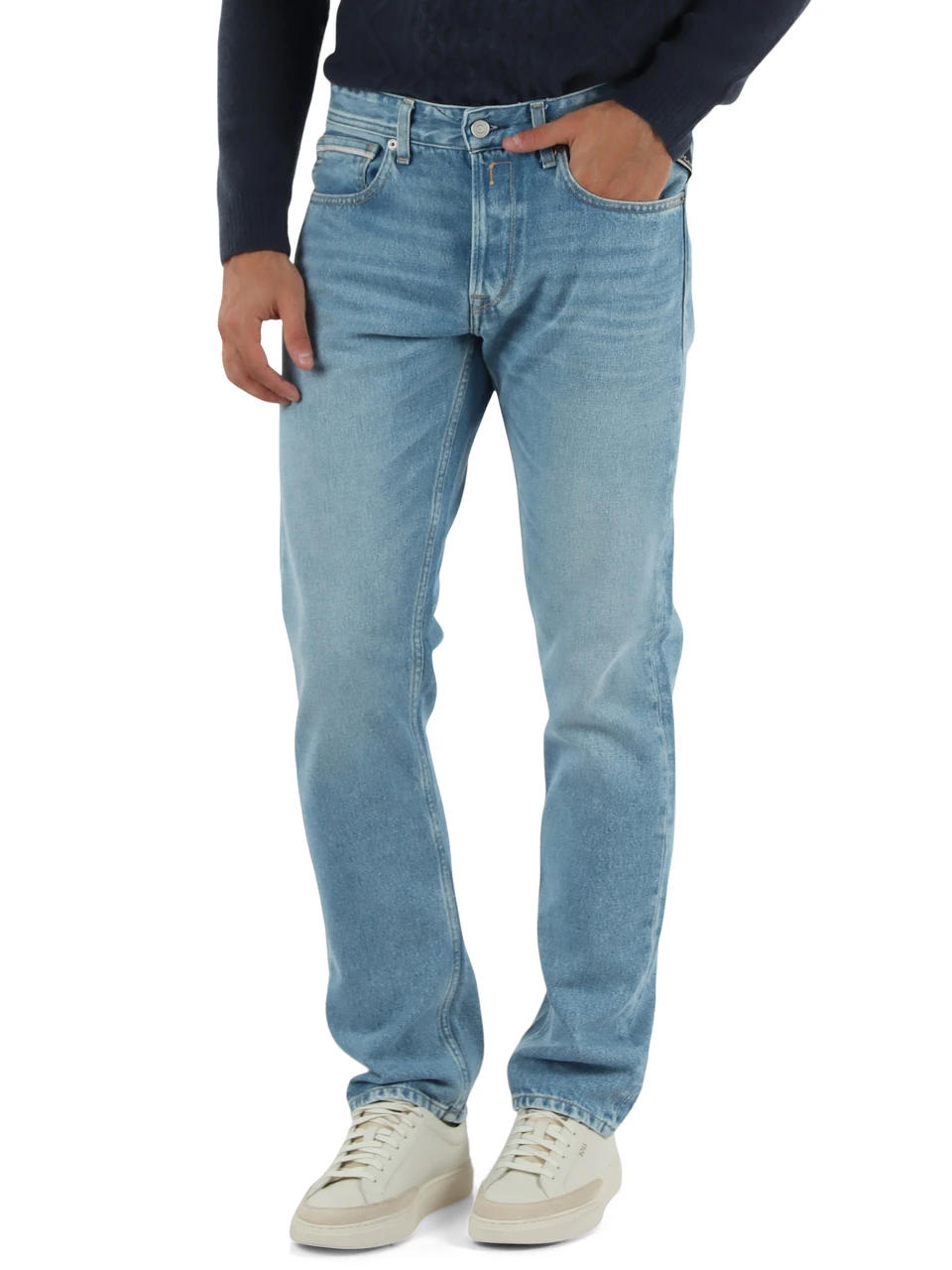 BLU CHIARO | Pantalone jeans cinque tasche GROVER straight fit