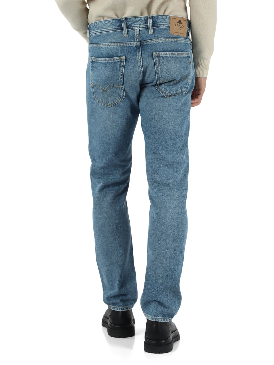 BLU CHIARO | Pantalone jeans cinque tasche GROVER straight fit