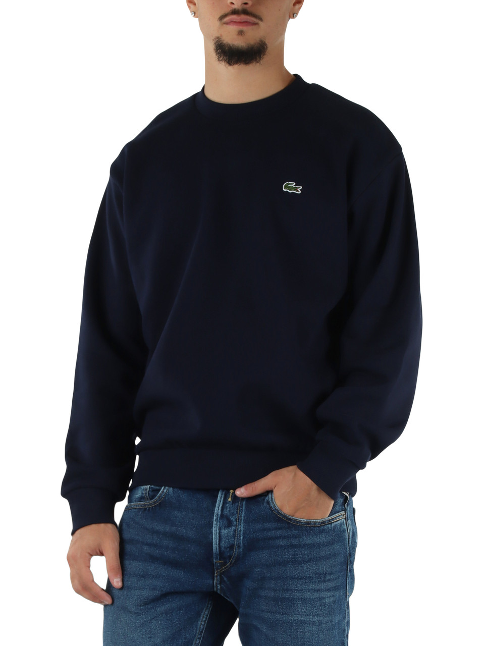 BLU SCURO | Felpa girocollo Classic fit