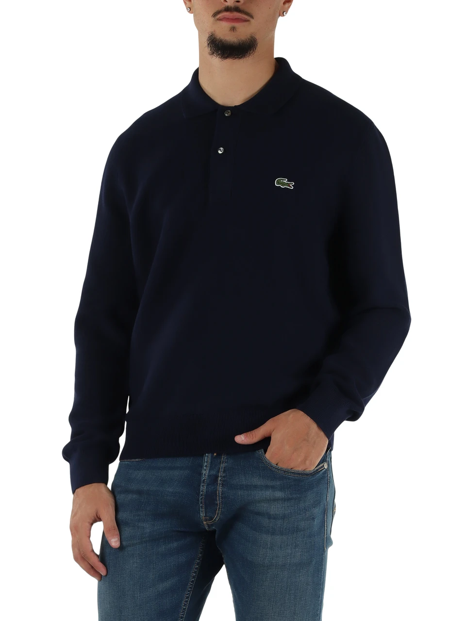 BLU SCURO | Maglia polo classic fit in cotone