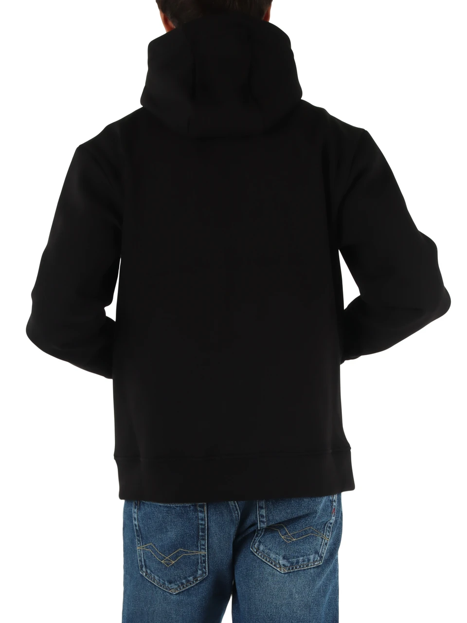 NERO | PORSCHE X BOSS: Felpa con zip ed interno in velluto