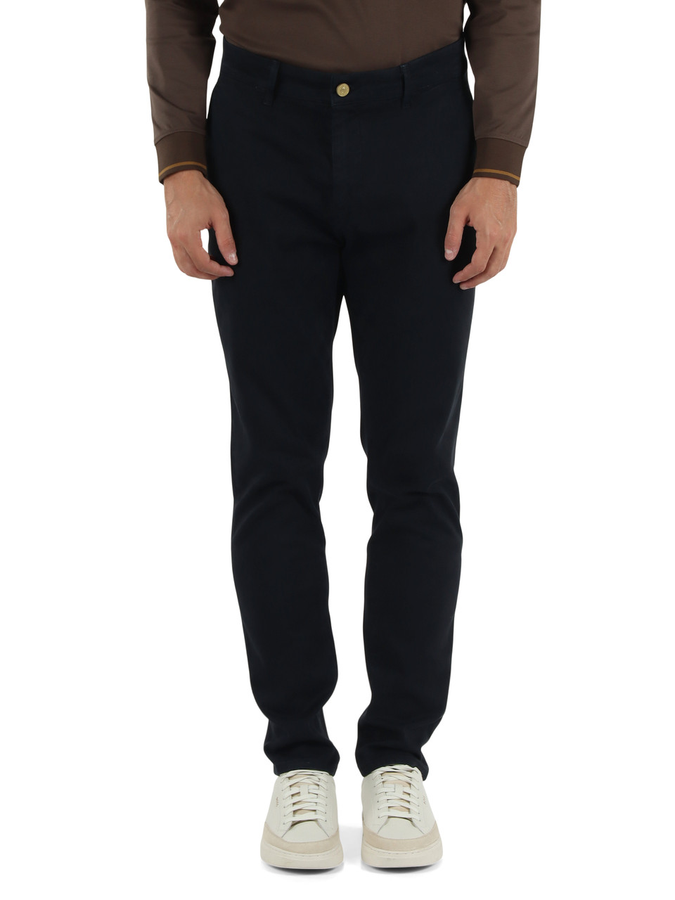 BLU SCURO | Pantalone in cotone stretch JACK Chino Slim fit
