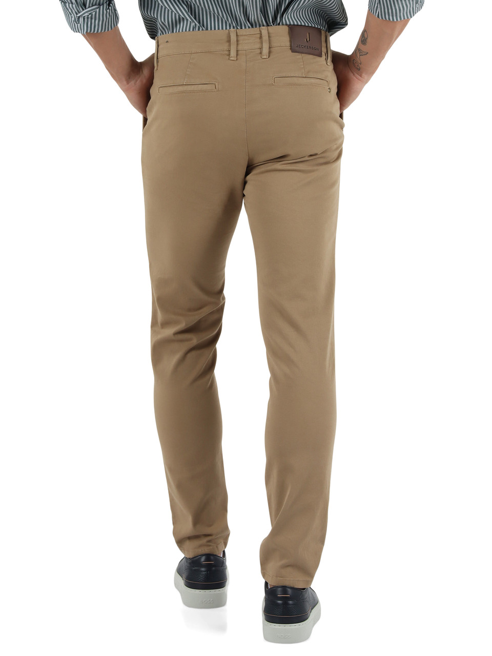 CAMMELLO | Pantalone in cotone stretch JACK Chino Slim fit