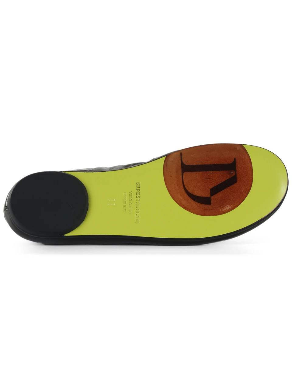 VERDE SCURO | Ballerina RIO in pelle lucida