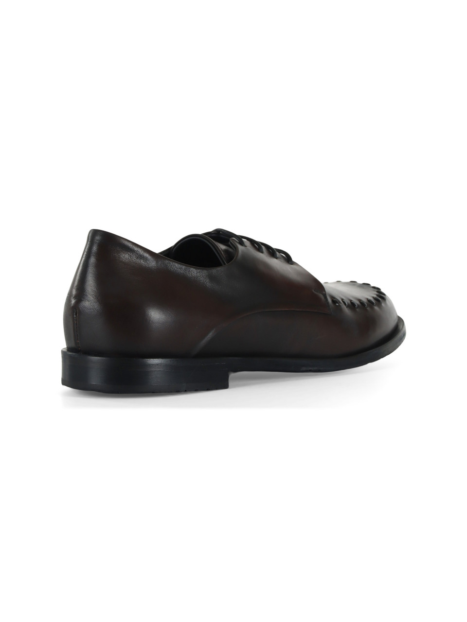 marrone scuro | Stringata in pelle ALDO 11 con impunture