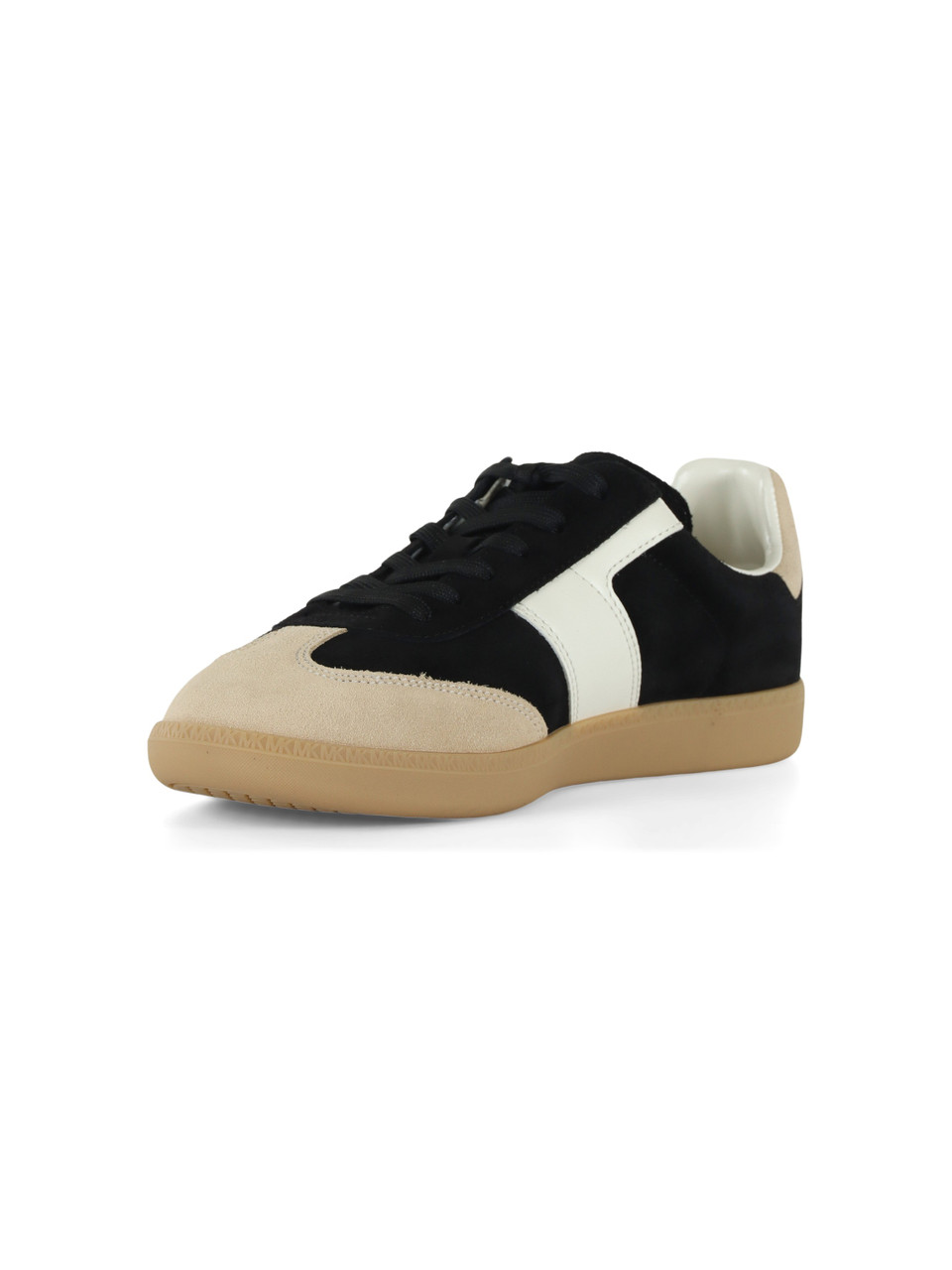 NERO | Sneakers in suede JOVIE con inserti a contrasto